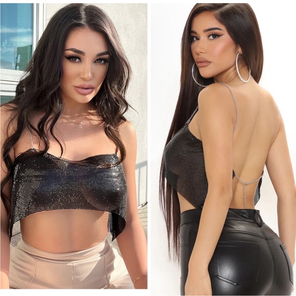 Fashion Nova Tops - NWT Fashion Nova Lets Link Up Top